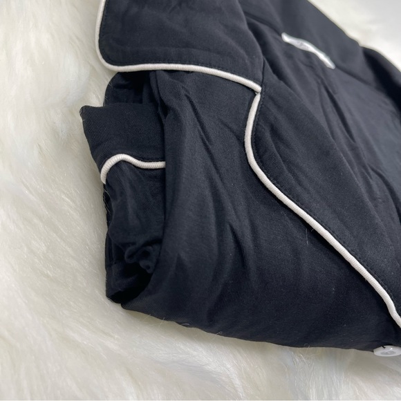 NWT Pajama Set for Women Soft Capri Button Up Cooling Pjs Set/Size XXL - Picture 5 of 7